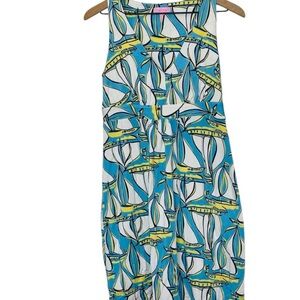 Lilly Pulitzer Women's Patty Dress In Docksider Sailboat Small